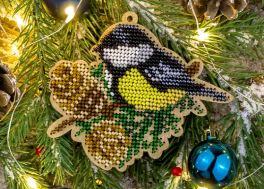 ,Siuvinėjimo karoliukais rinkinys žaisliukas Zylutė (Wonderland FLK-380)